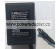 BELLSOUTH DV-9150AC AC ADAPTER 9V 150mA USED -(+)- 2x5.5x9.8mm - Click Image to Close